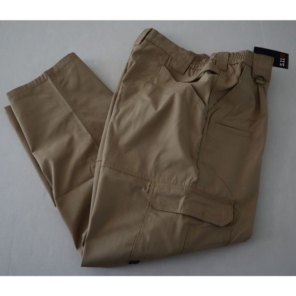 5.11+ Pro Tactical Pants 74273 Men's Sz 34x30 Khaki Relaxed Fit - Picture 6 of 6